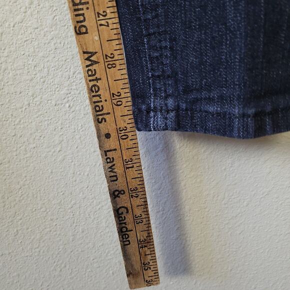 Womens Black Mid Rise Denim Skinny Jeans Size 30 Western Rodeo Cowgirl Glam - Picture 7 of 9